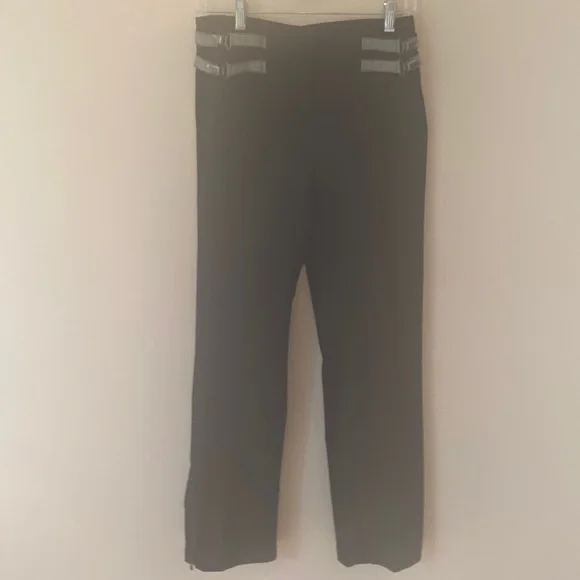 Armani Collezioni | Pants & Jumpsuits | Armani Black Cotton Pants